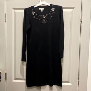 Women’s black sweater dress